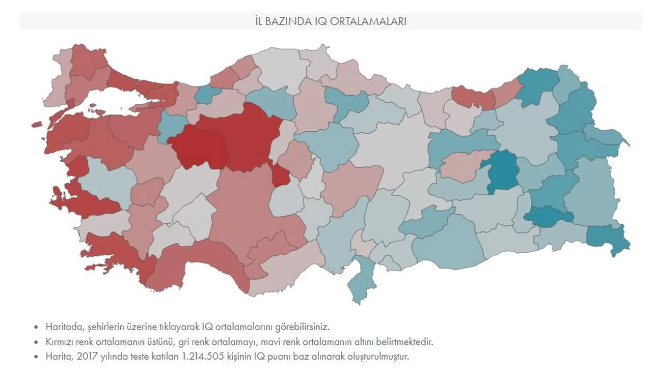 Türkiye'nin zeka haritası çıkarıldı: İşte Kahramanmaraş'ın sıralaması!