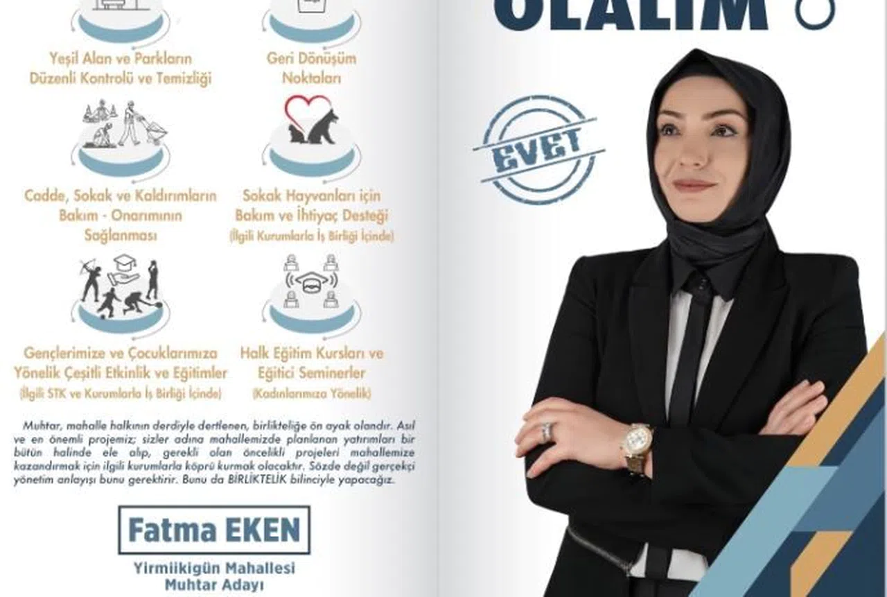Muhtar Adayı Fatma Eken; “Yirmiikigün’e Kadın Eli Değmeli”
