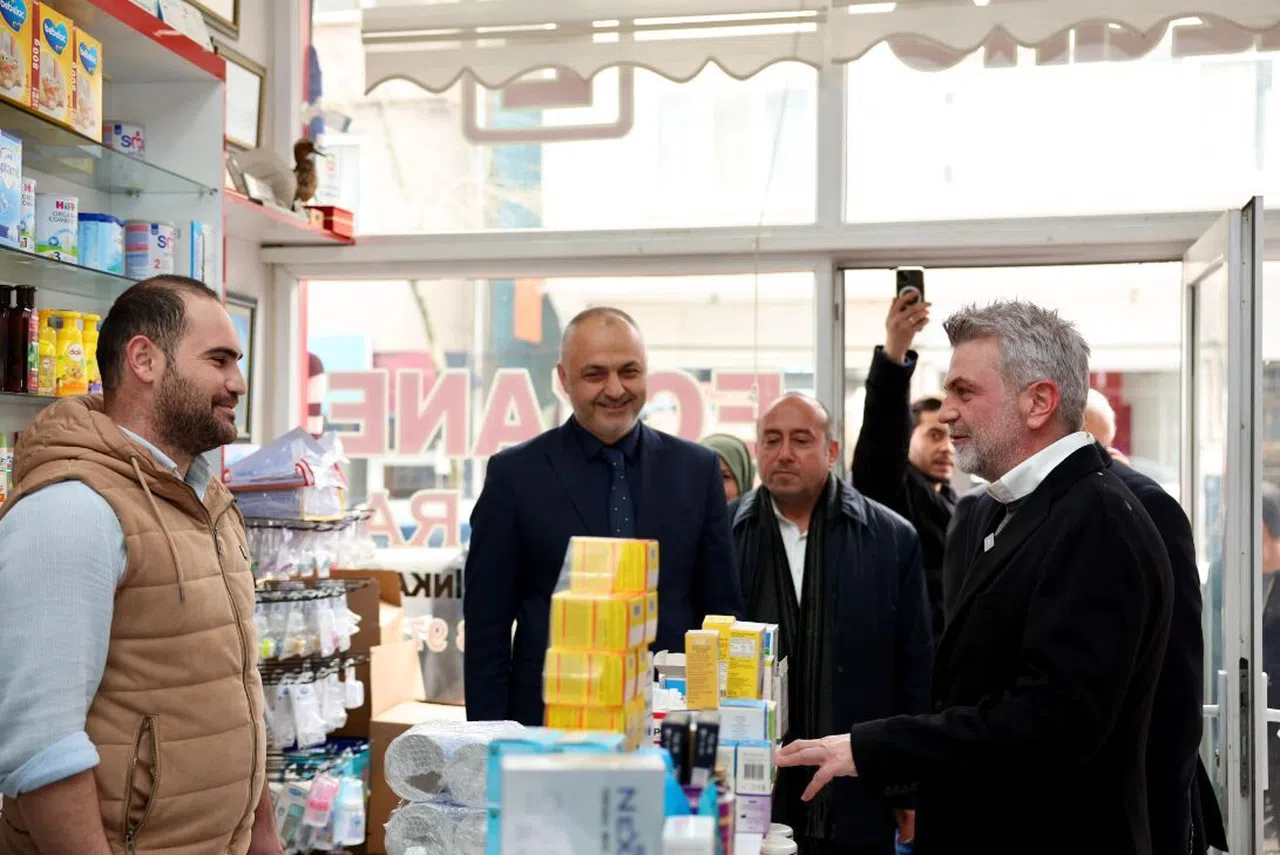 Görgel ve Gökşen’den Andırın’da esnaf ziyareti
