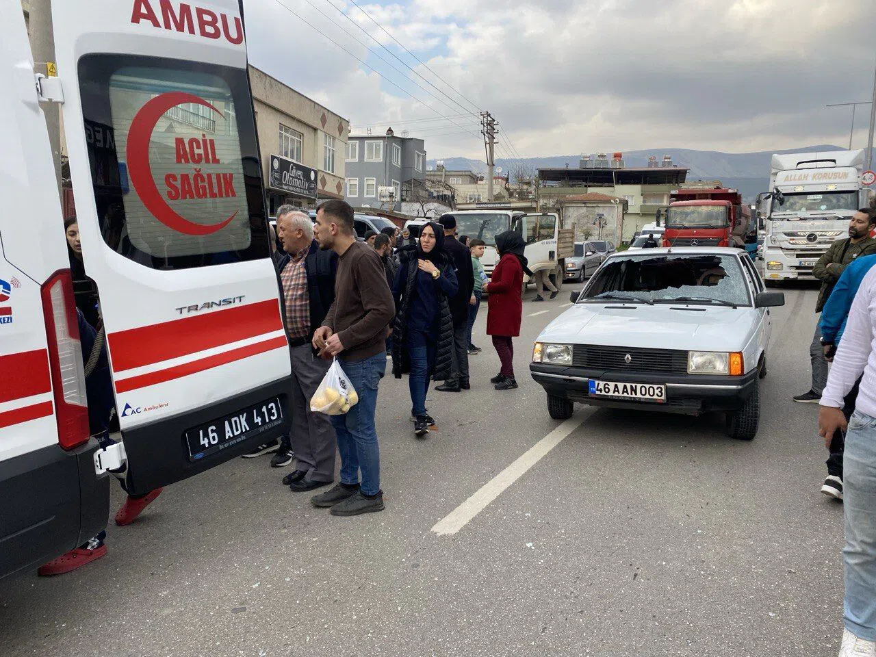 Kahramanmaraş’ta otomobil yayaya çarptı: 1 yaralı
