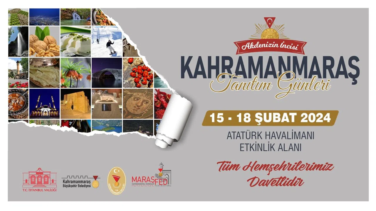 Kahramanmaraş Tanıtım Günleri Atatürk Havalimanı’nda