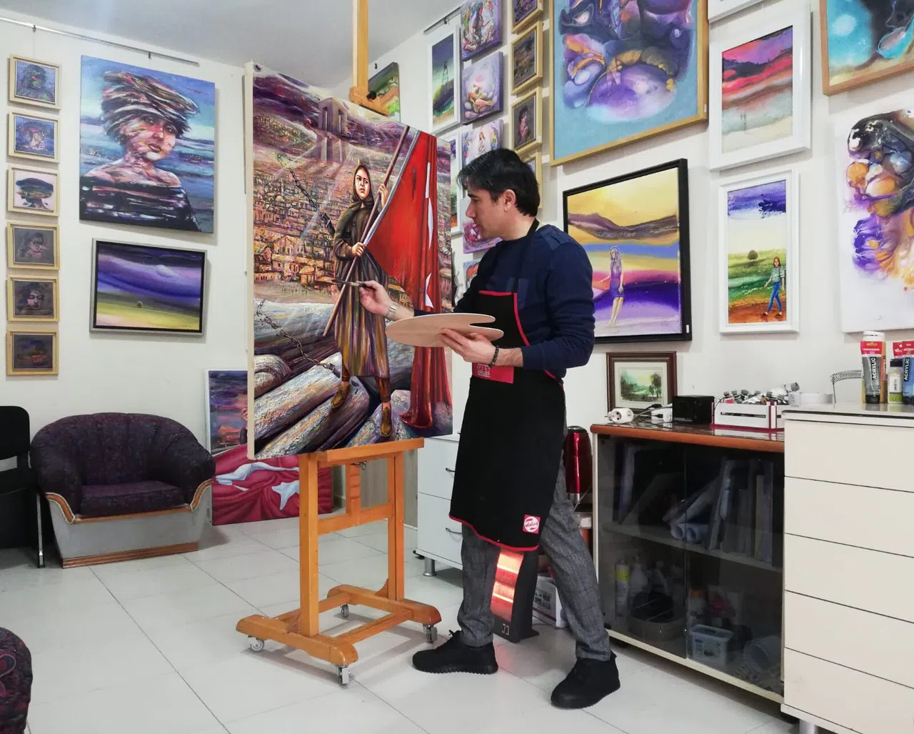 Kahramanmaraş’ta Diriliş Sanat Çalıştayı ve Sergisi yapıldı