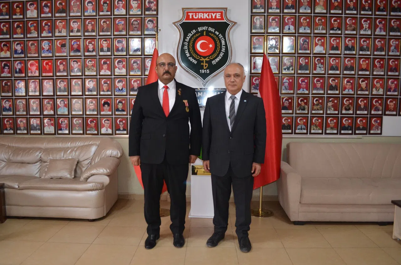 İYİ Parti Dulkadiroğlu Belediye Başkan Adayı Can, Şehit Aileleri ve Gaziler Derneğini ziyaret etti