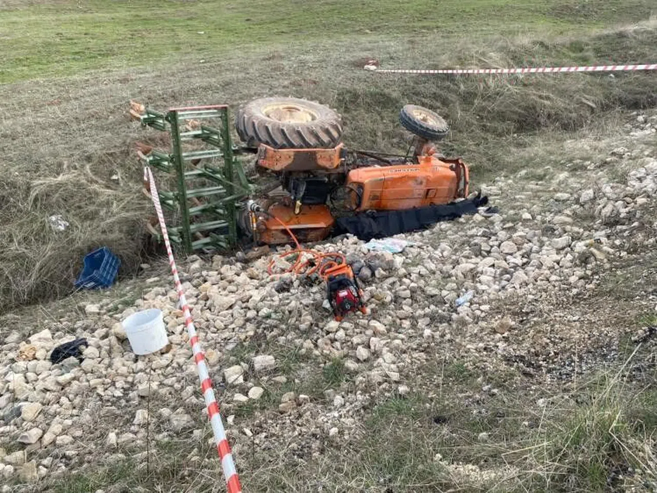 Traktör Devrildi: 1 Ölü