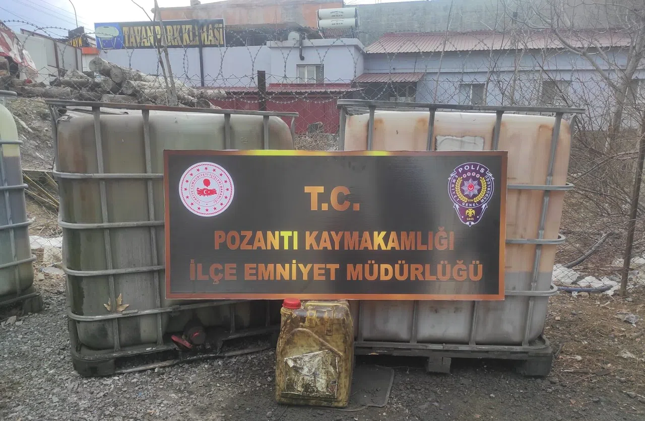Adana'da kaçak akaryakıt ele geçirildi