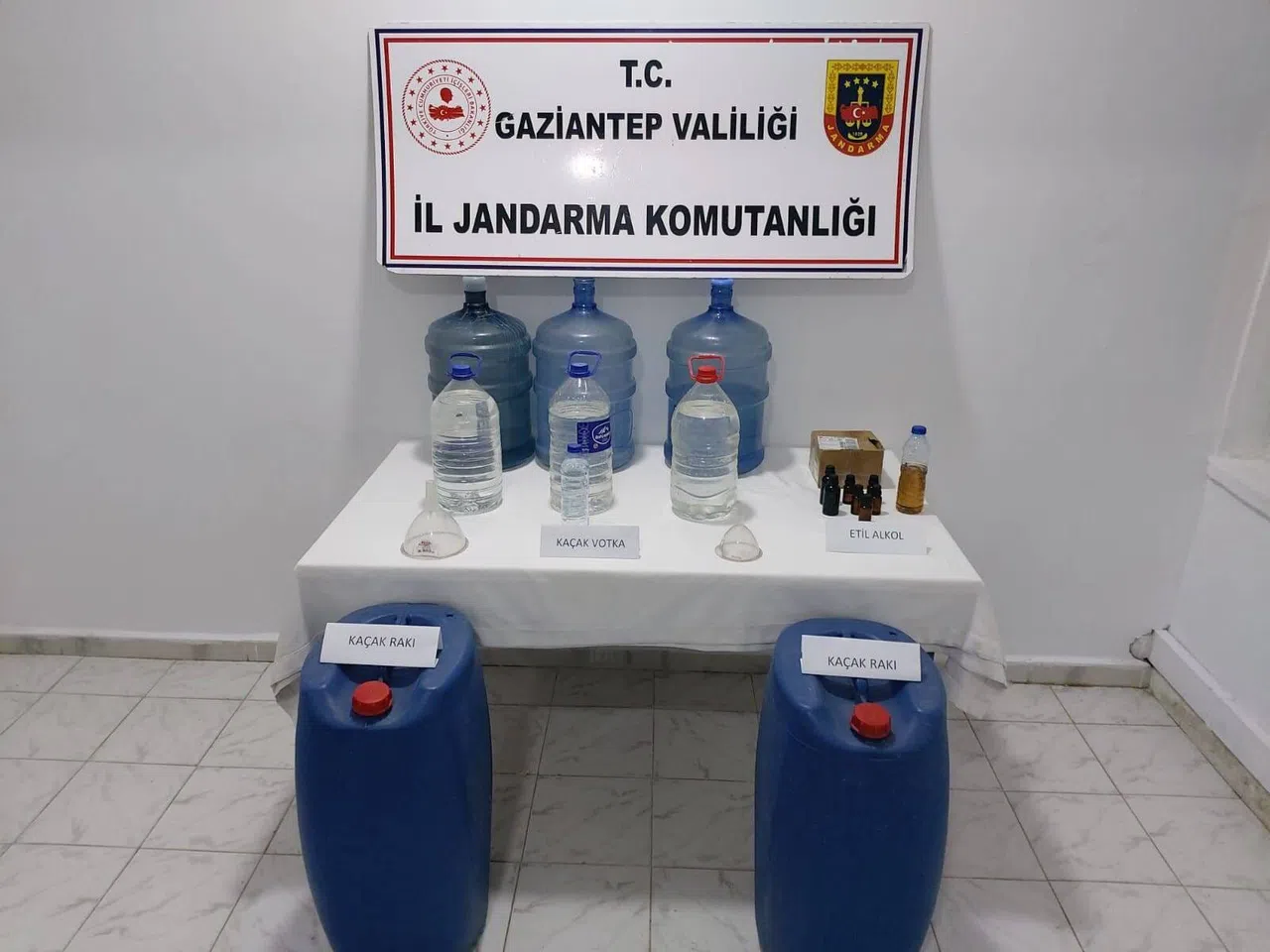 Kaçak alkol operasyonu