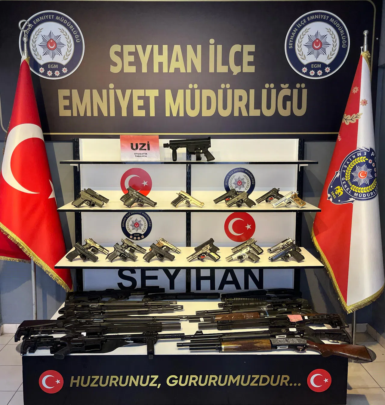 Bir haftada 43 silah 40 bin 751 uyuşturucu hap ele geçirildi  