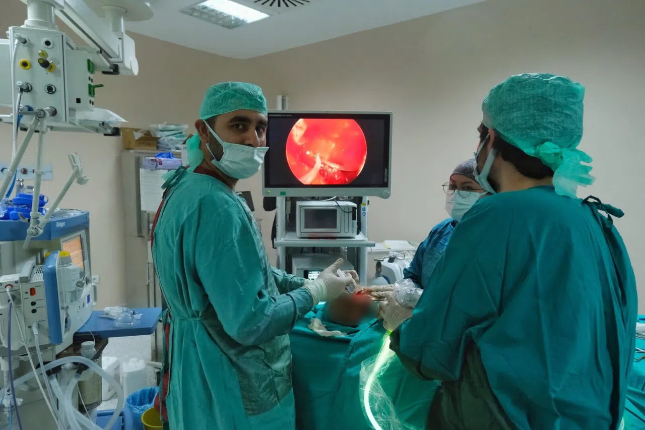 Gölbaşı'nda gözyaşı kanalı ilk defa ameliyatla açıldı