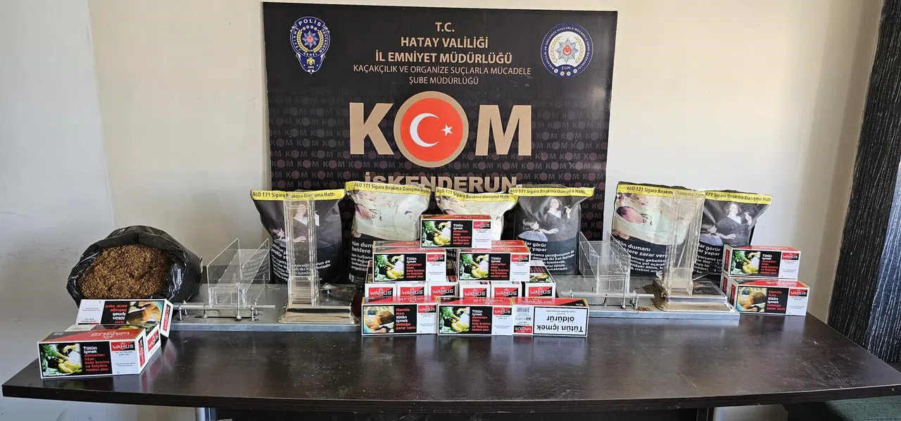 Hatay’da kaçak tütün operasyonu