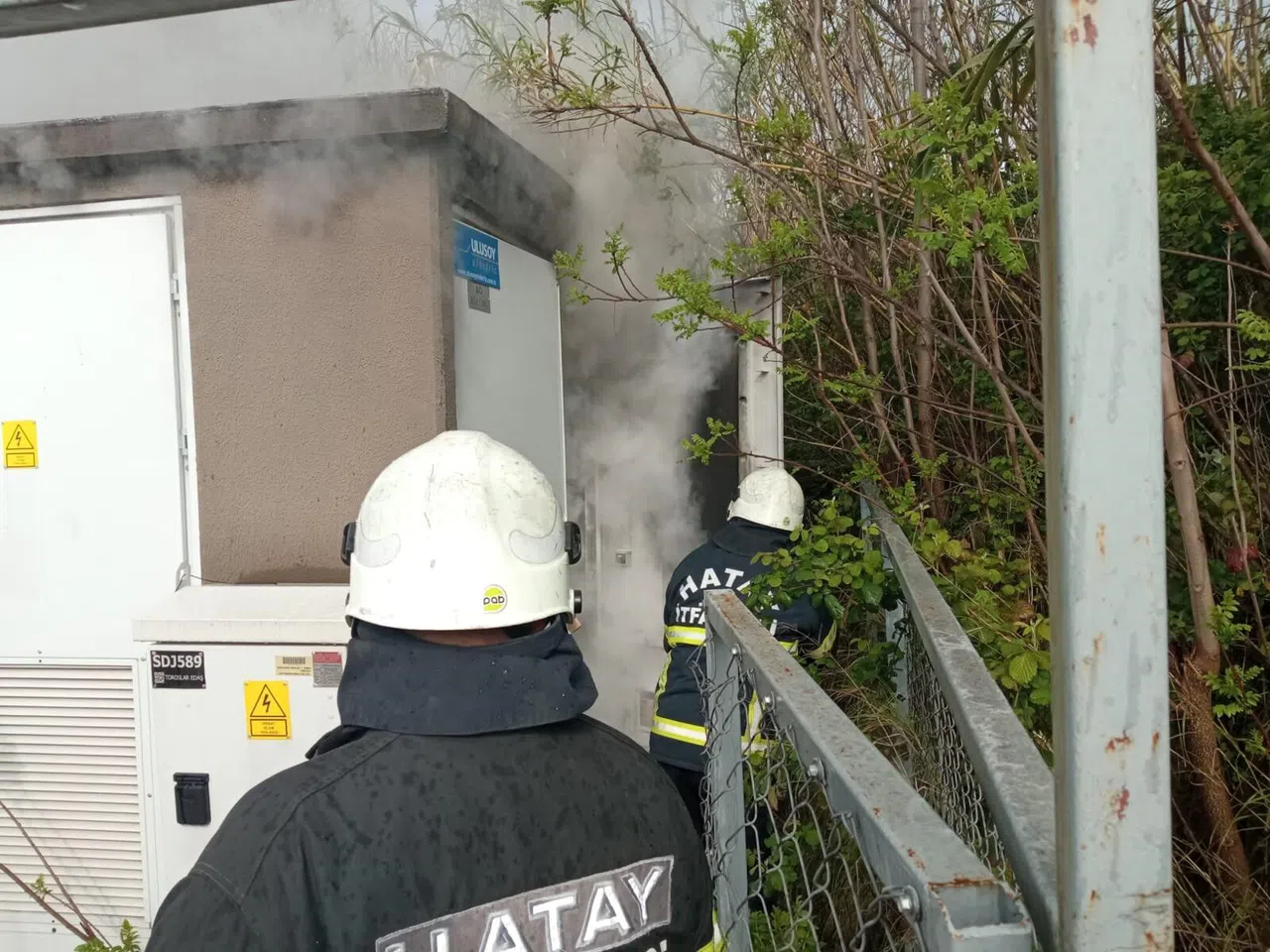 Hatay'da trafo yangını söndürüldü