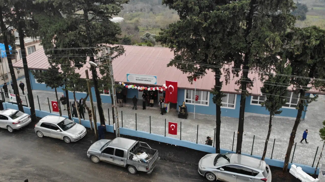 BUSADER, depremde yıkılan okulu yeniden inşa etti