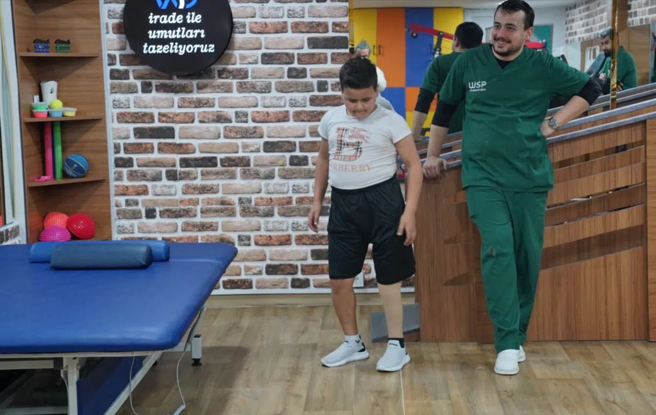 Korkularını yenen Hasan yeniden yürüyor