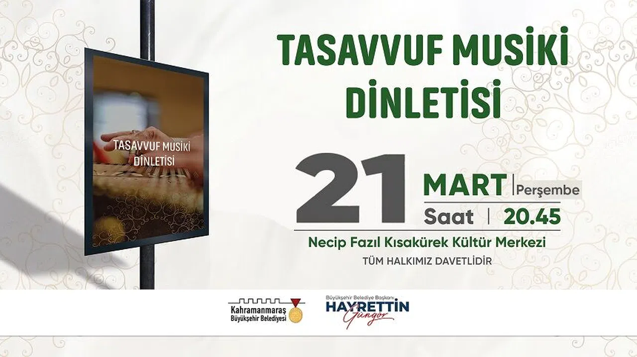 Ramazan Etkinlikleri Tasavvuf Musiki Dinletisi