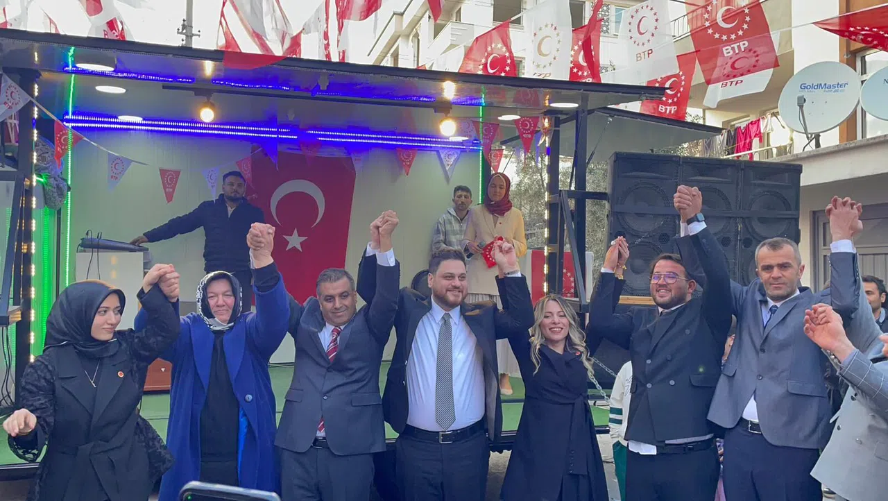 BTP Seçim ofisi Genel Başkan Hüseyin Baş'ın katılımlarıyla açıldı