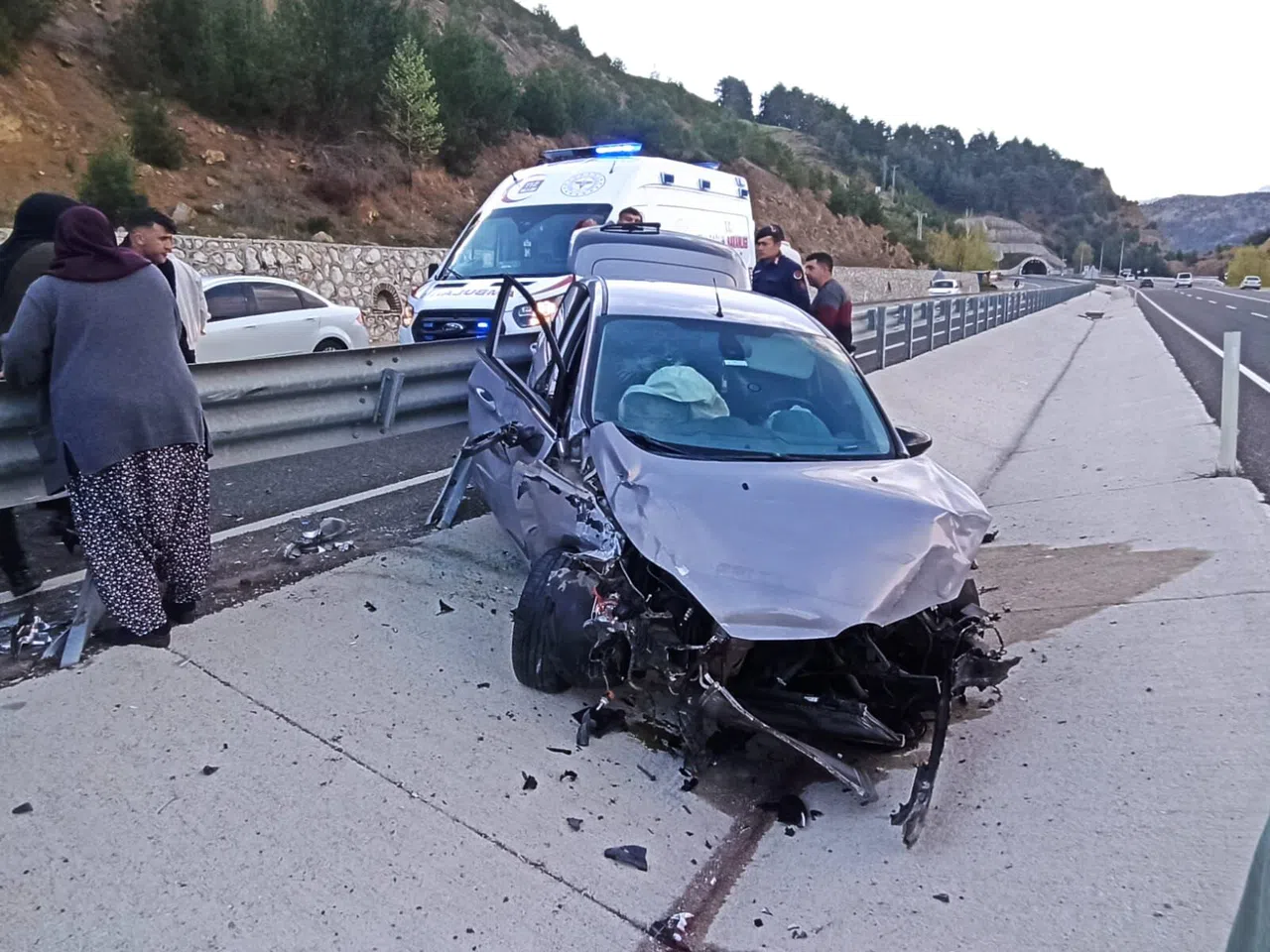 Tekir’de trafik kazası: 2 yaralı