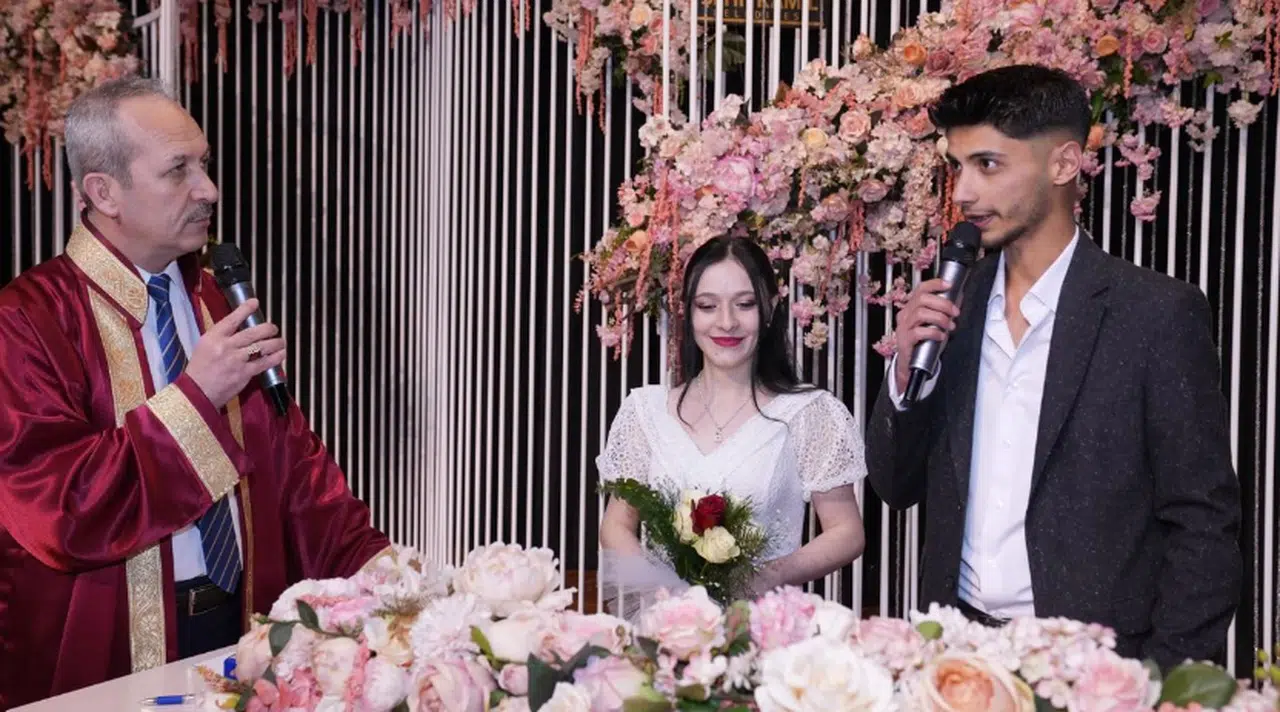 26 çift, nikah kıymak için 14 Şubat’ı tercih etti