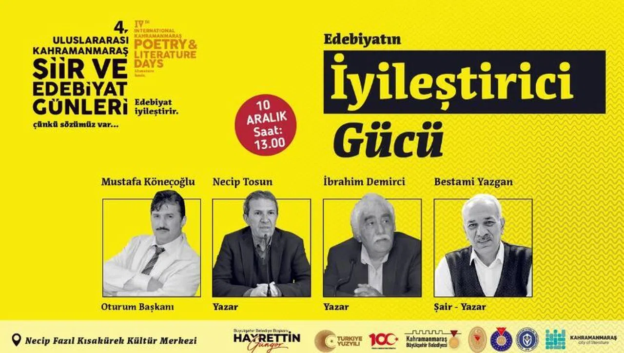 4. Uluslararası Kahramanmaraş Edebiyat Ödülleri sahiplerini bulacak