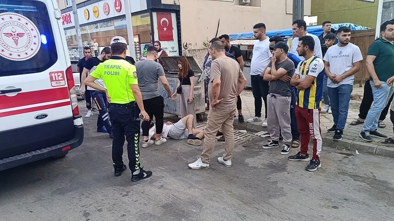 Motosiklet kazasında 1 kişi yaralandı