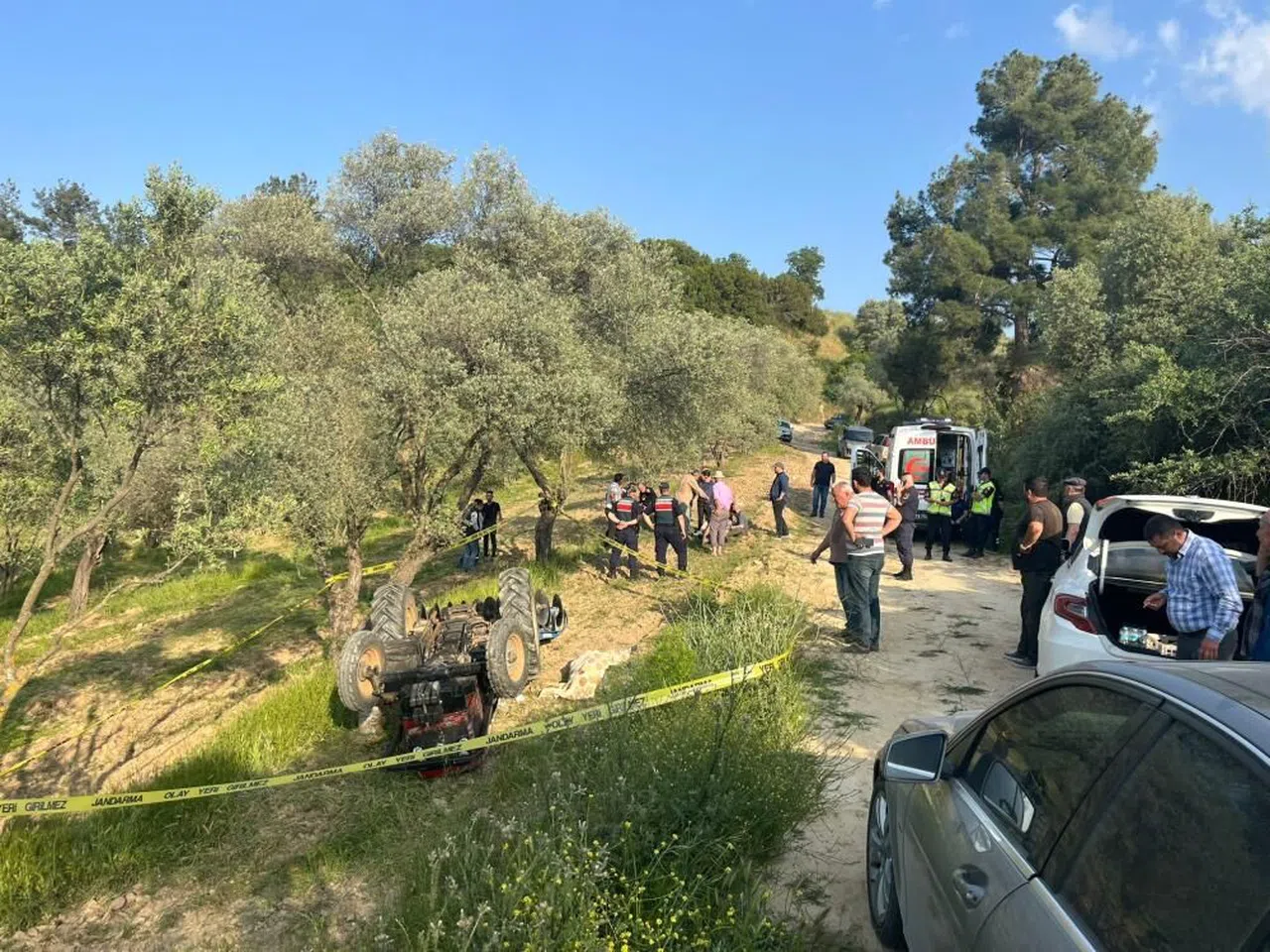 Muğla'da Traktör Kazası