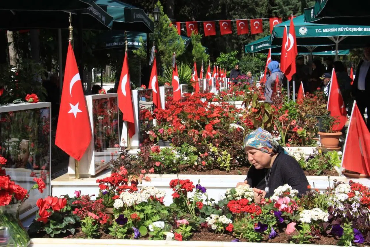 Mersin'de şehitler unutulmadı