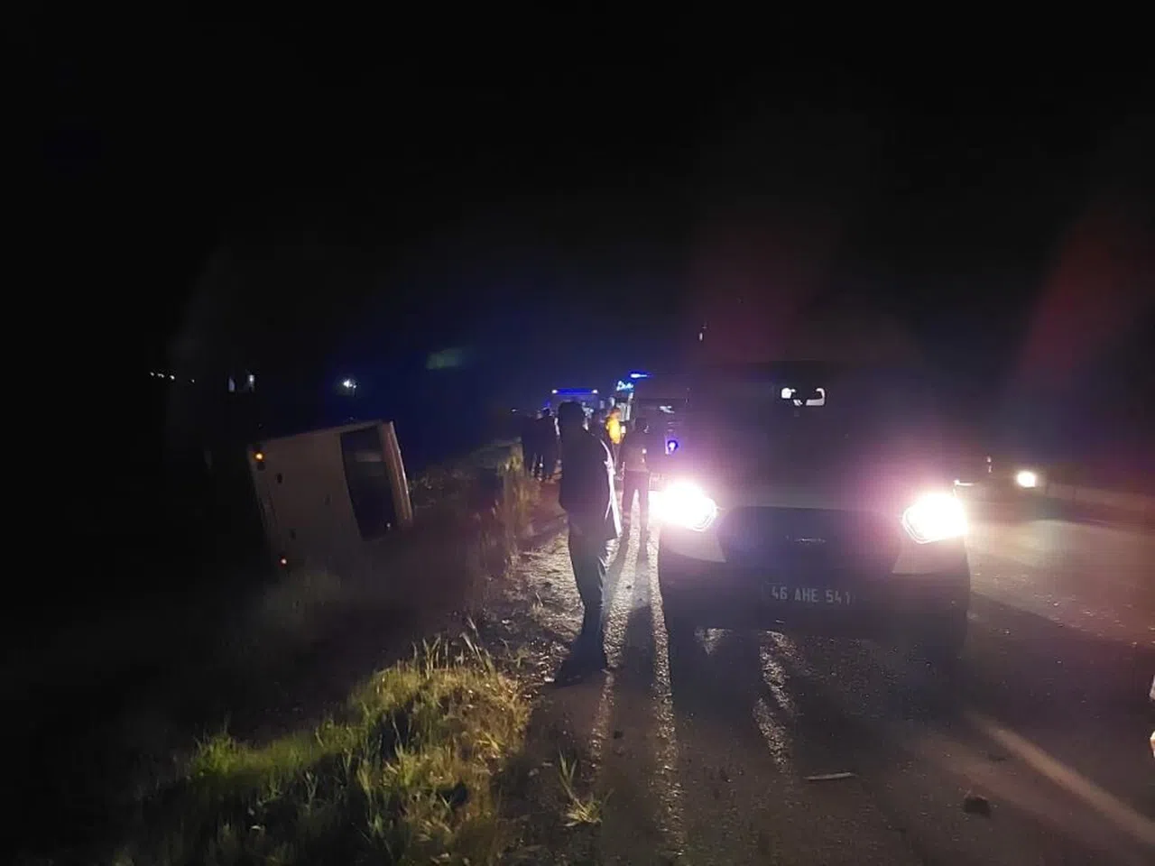 Kahramanmaraş’ta servis devrildi: 9 yaralı
