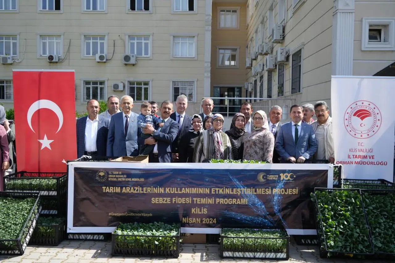 Çiftçilere 650 bin adet fide dağıtımı yapıldı