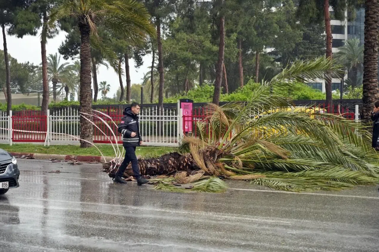 Antalya’da şiddetli rüzgar etkili oluyor