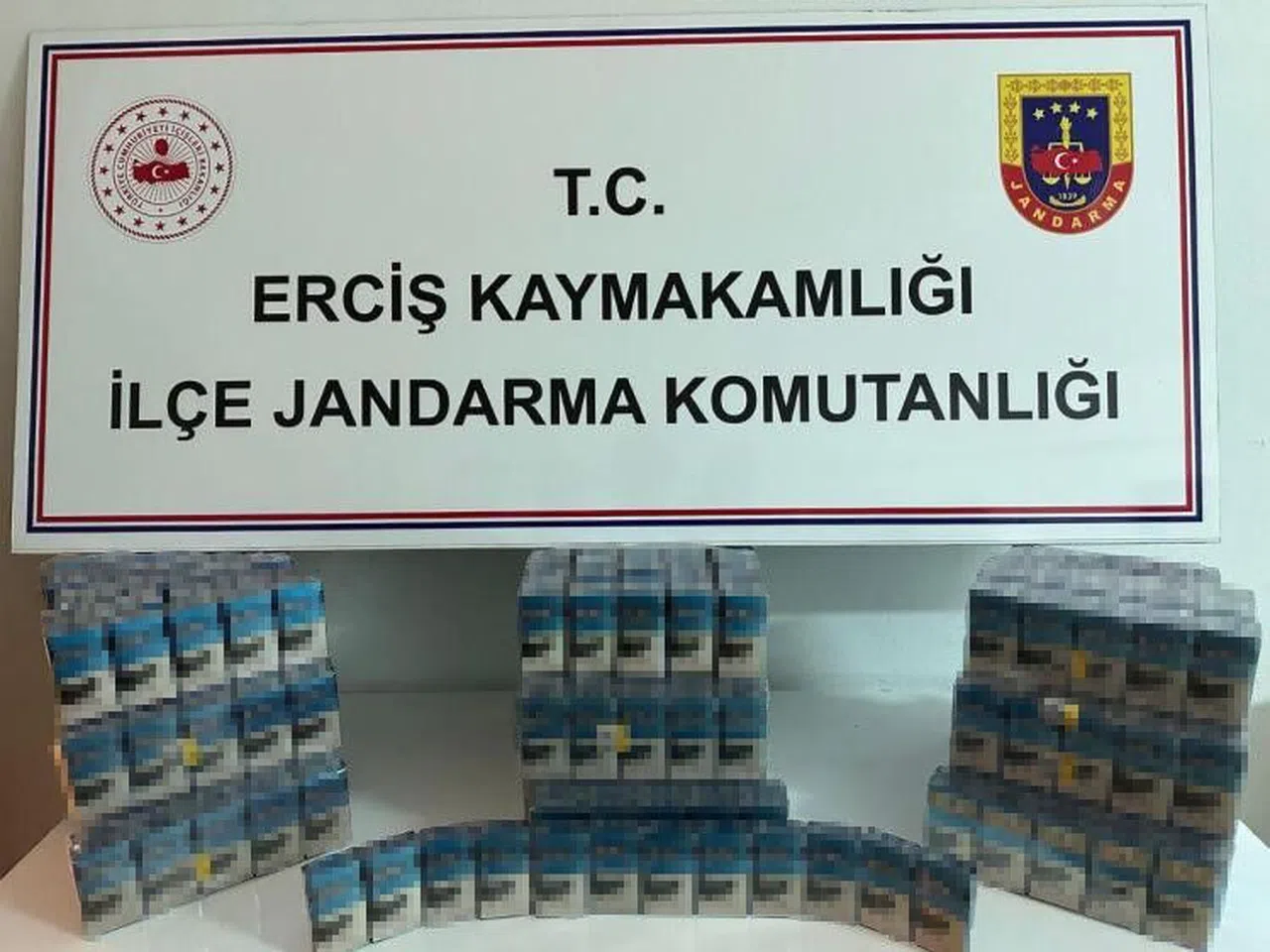 520 paket kaçak sigara ele geçirildi