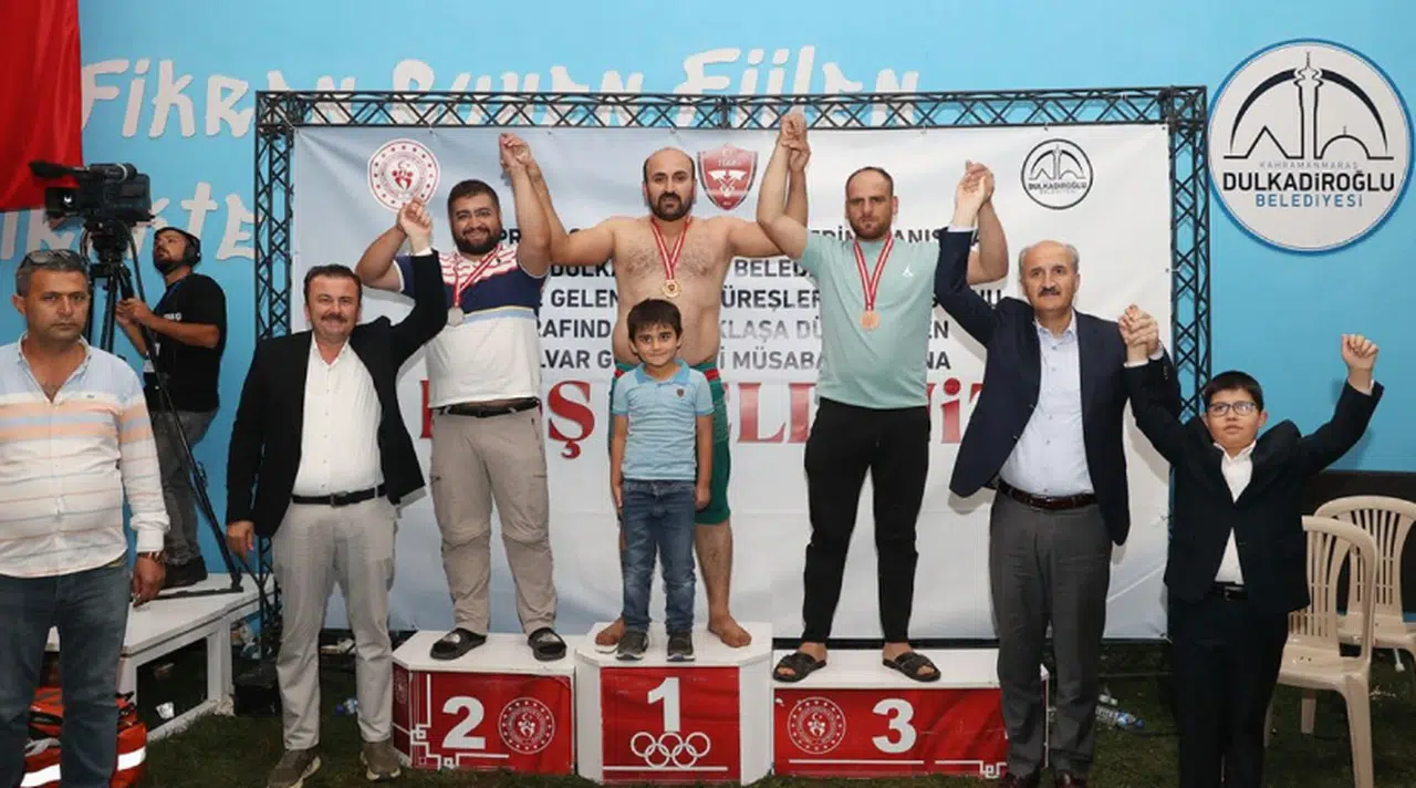 Dulkadiroğlu Bertiz Güreşleri Düzenlendi