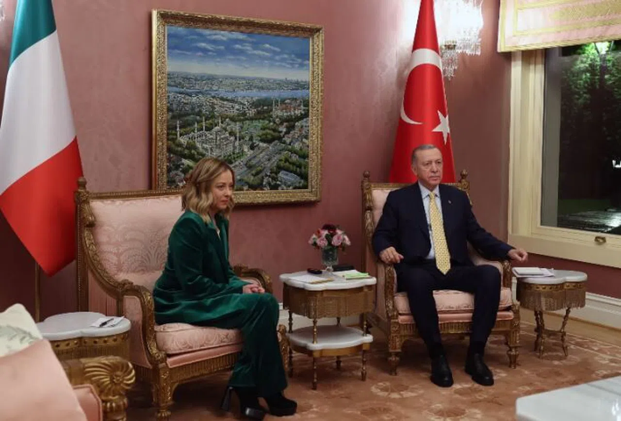 Erdoğan, İtalya Başbakanı Meloni’yi kabul etti