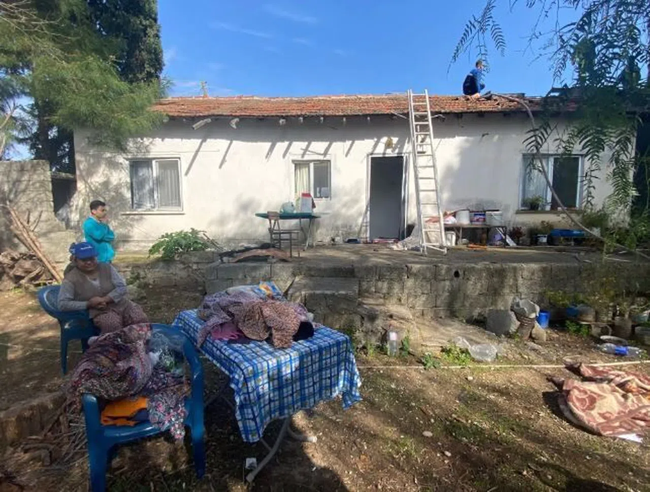 Evinin yandığı haberini alınca kahroldu