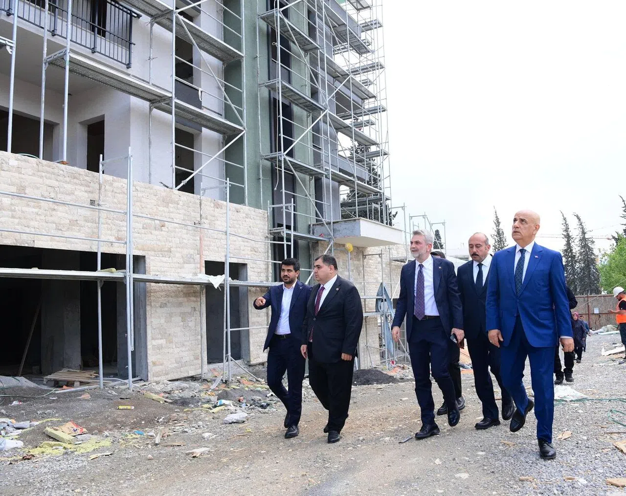 İnşaat alanları yerinde incelendi