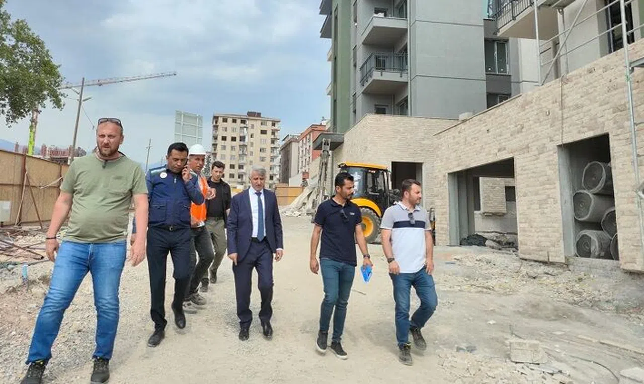Vali Ünlüer, yerinde dönüşüm alanlarını inceledi