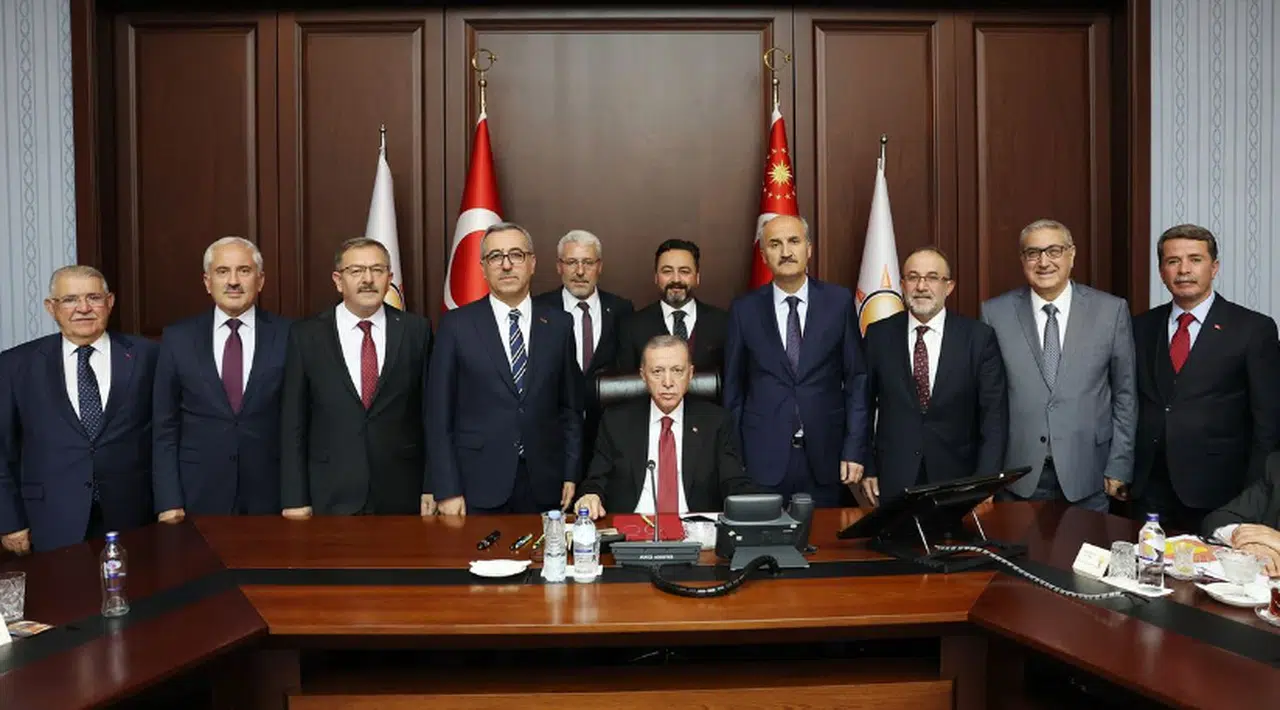 Kahramanmaraş Heyeti, Cumhurbaşkanı Erdoğan'a Şehirdeki Son Durumu Aktardı