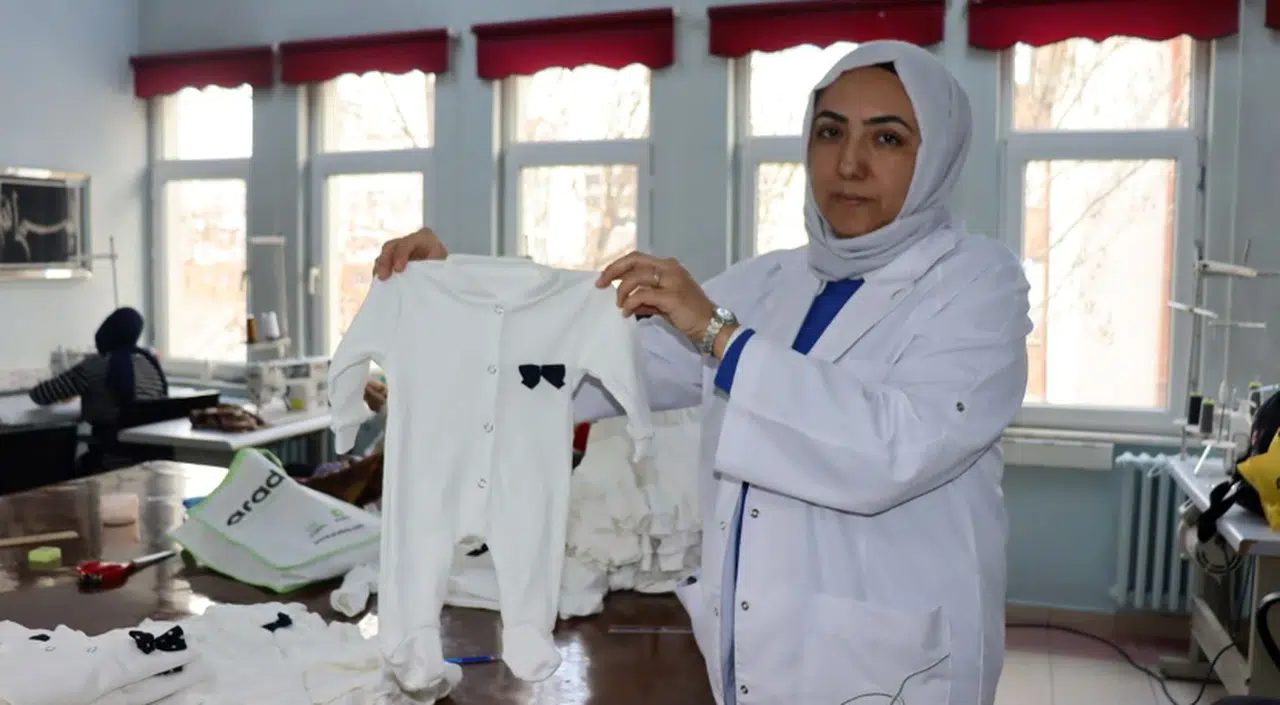 Kayserili kadınlardan Gazzeli bebeklere zıbın