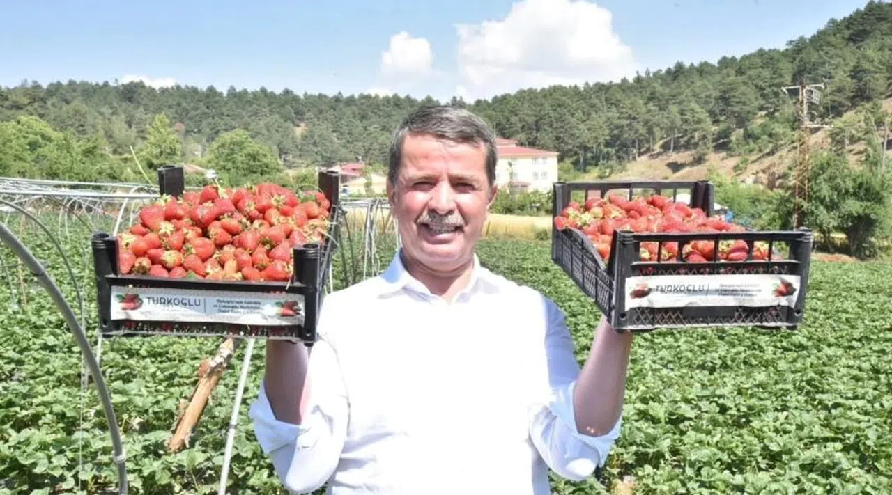 Okumuş, Türkoğlu'nun lezzetlerini paylaştı