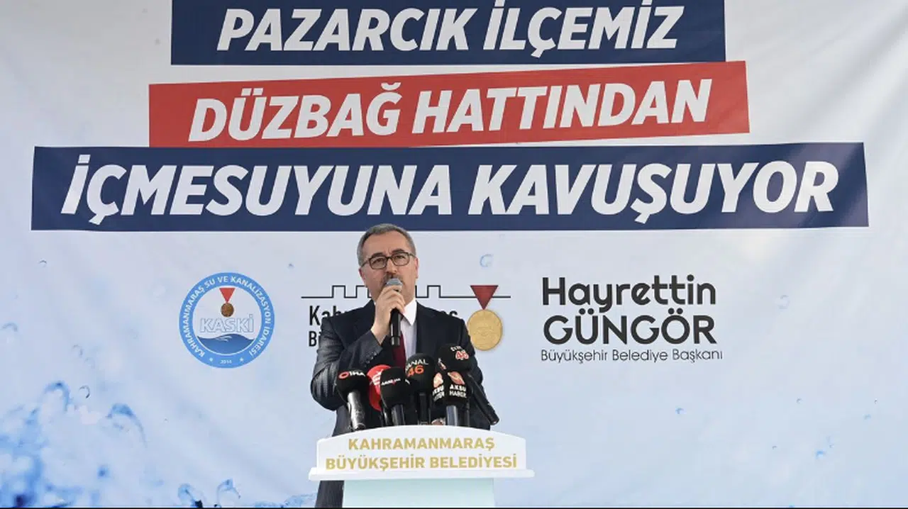 Pazarcık’a İçmesuyu Sorunu Çözüme Kavuşturacak Dev Yatırım