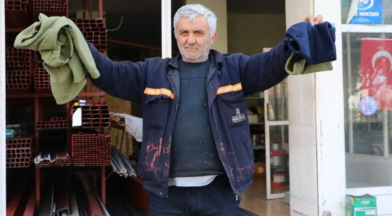 Televizyon siparişi verdi, bez geldi  