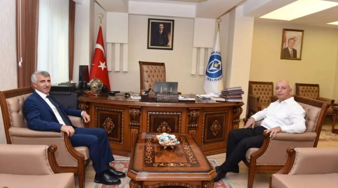 Vali Ünlüer, KİÜ Rektörü Bakan’ı Ziyaret Etti