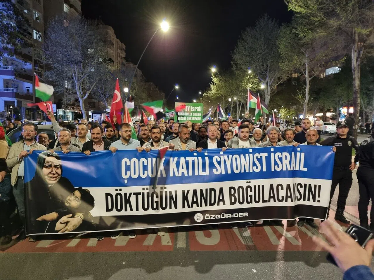 Kahramanmaraş’ta Filistin’e Özgürlük yürüyüşü