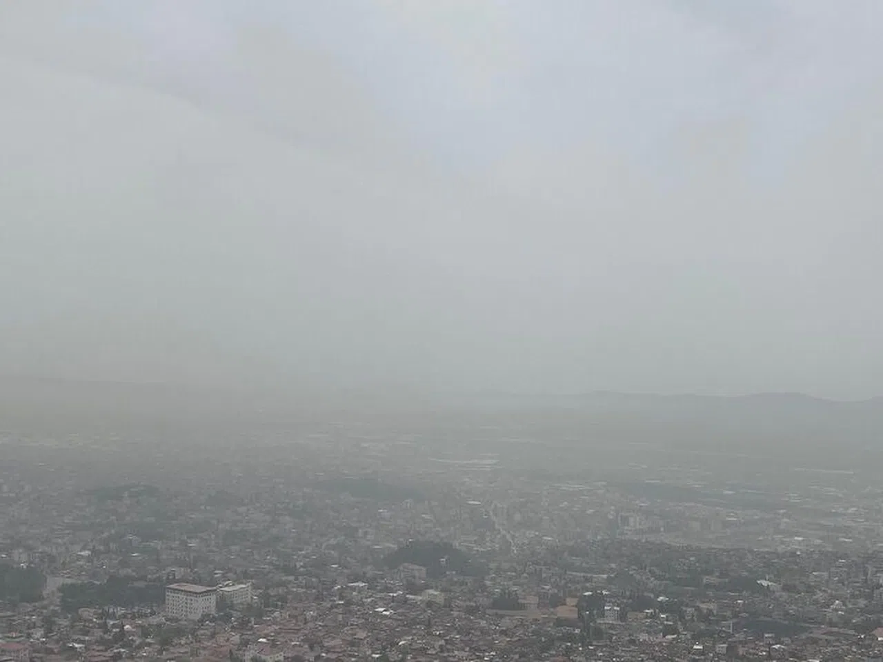 Toz bulutları Kahramanmaraş’ı sardı