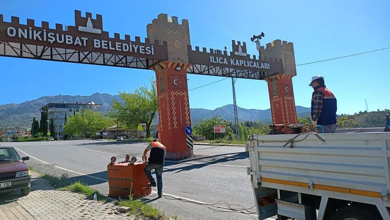 Onikişubat Belediyesi, Ilıca'yı Turizm Sezonuna Hazırlıyor