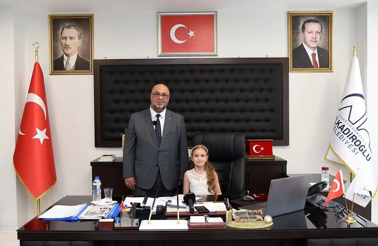 Başkan Akpınar, Makamı Çocuklara Devretti