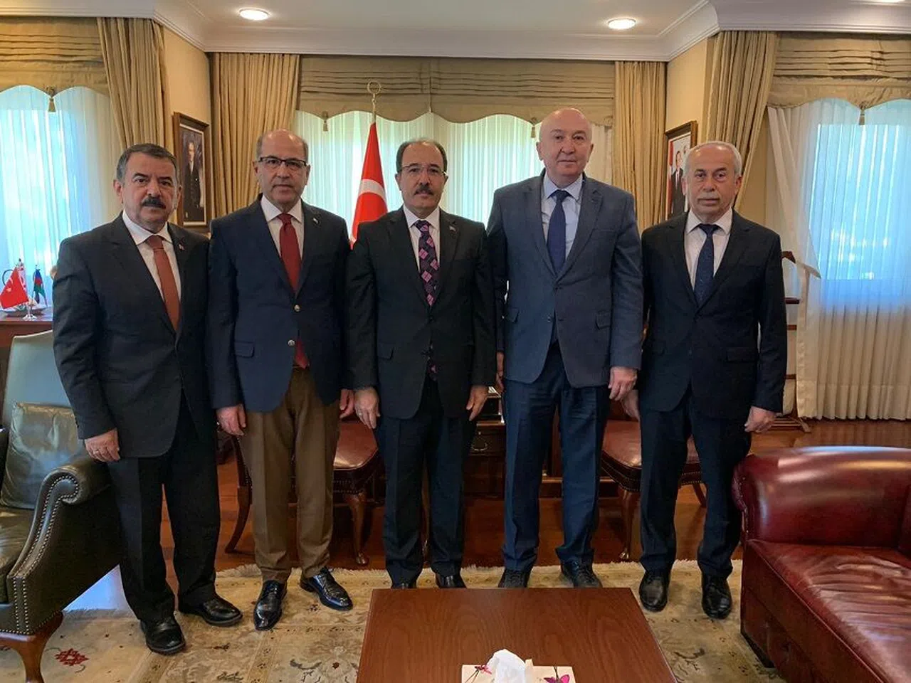 KSÜ Rektörü Azerbaycan Büyükelçisini Ziyaret Etti