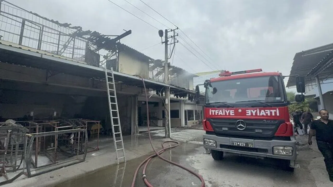 Polyester atölyesinde çıkan yangın söndürüldü