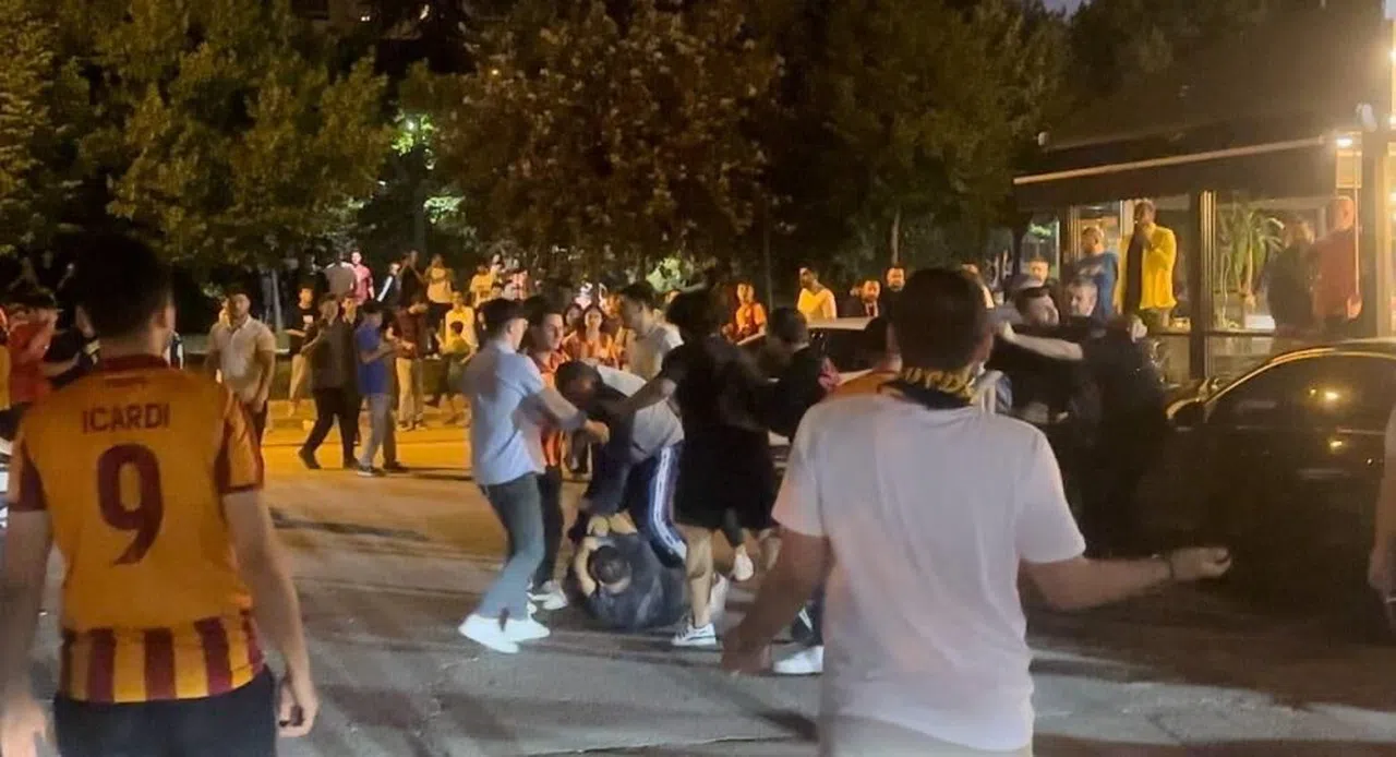 Gaziantep’te derbi sonrası taraftarlar arasında kavga çıktı