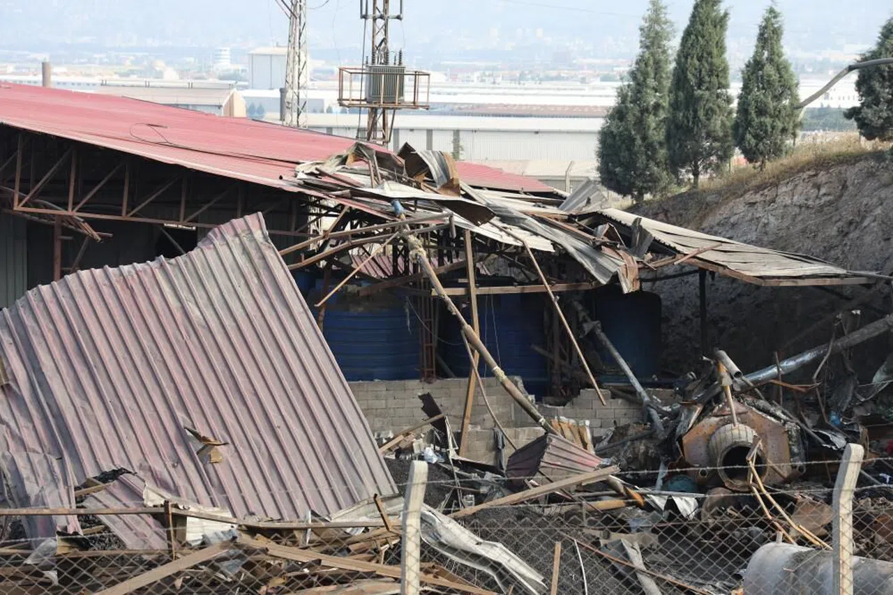 Fabrikadaki patlamanın boyutu gün ağarınca ortaya çıktı