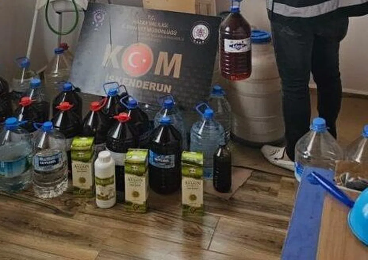 Hatay’da 760 litre kaçak alkol ele geçirildi