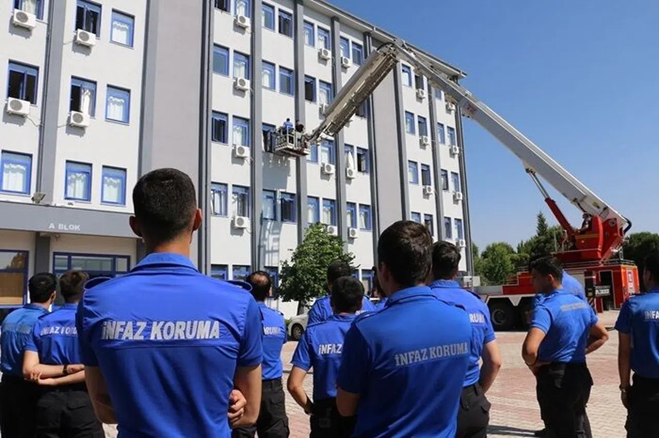 Ceza İnfaz Kurumları’nda yangın ve kurtarma tatbikatı