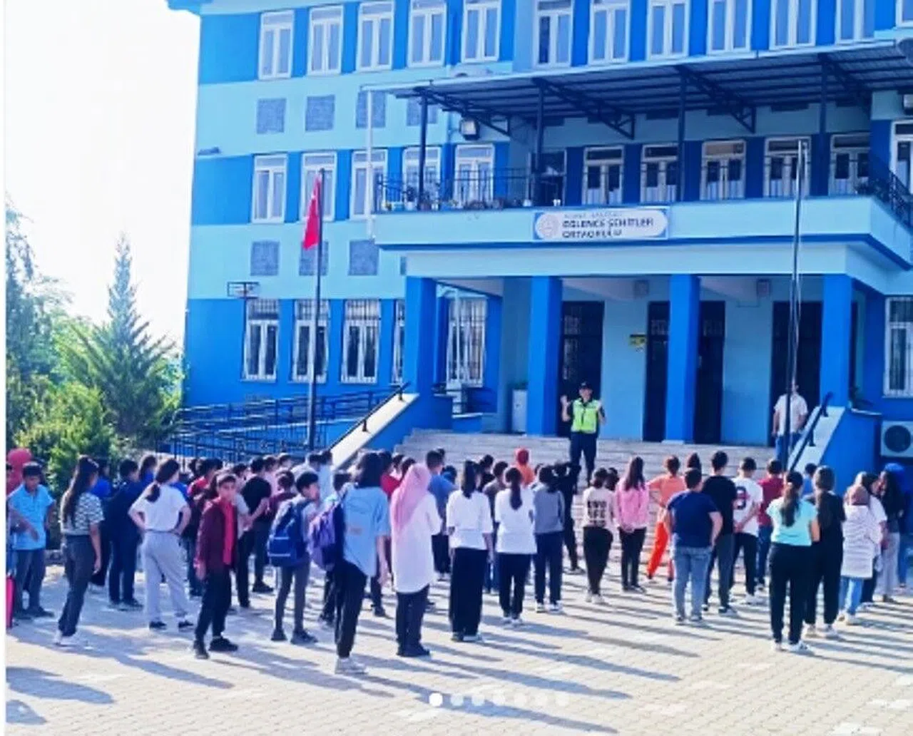 Jandarmadan trafik eğitimi